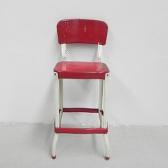 Image 1 of Industrial steel bar stool