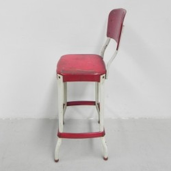 Image 1 of Industrial steel bar stool