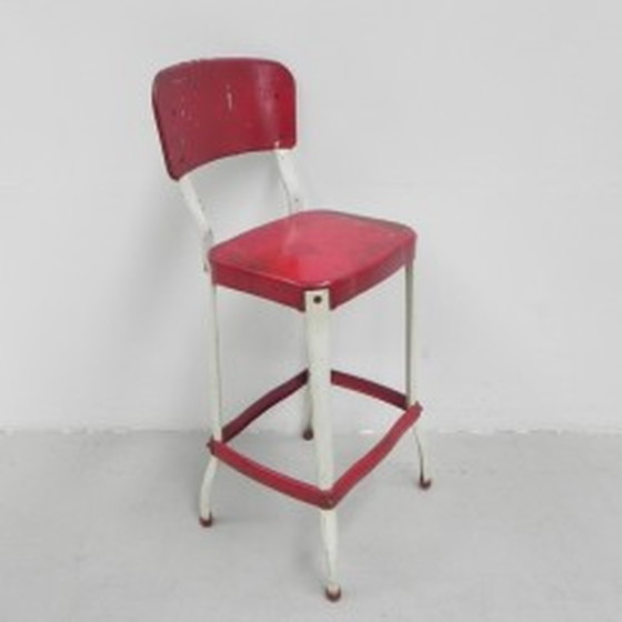 Image 1 of Industrial steel bar stool