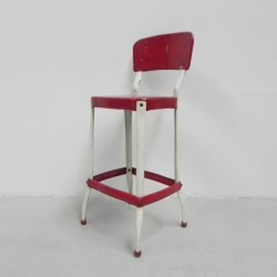 Image 1 of Industrial steel bar stool