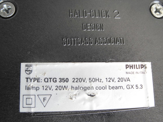 Image 1 of Original Sottsass Associati halogen table light - Halo Click 2 - by Philips 1988