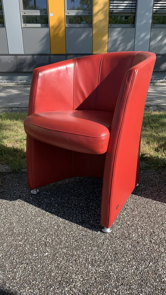 Image 1 of Rolf Benz Design cocktail chair 7300 leather