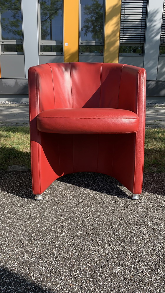 Image 1 of Rolf Benz Design cocktail chair 7300 leather