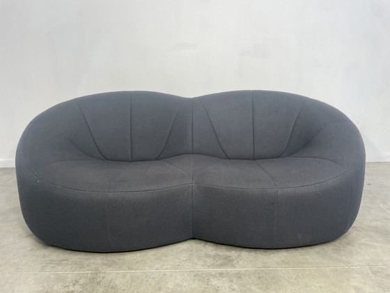 Image 1 of Linge Roset By Pierre Paulin 2 Seater Pumpkin