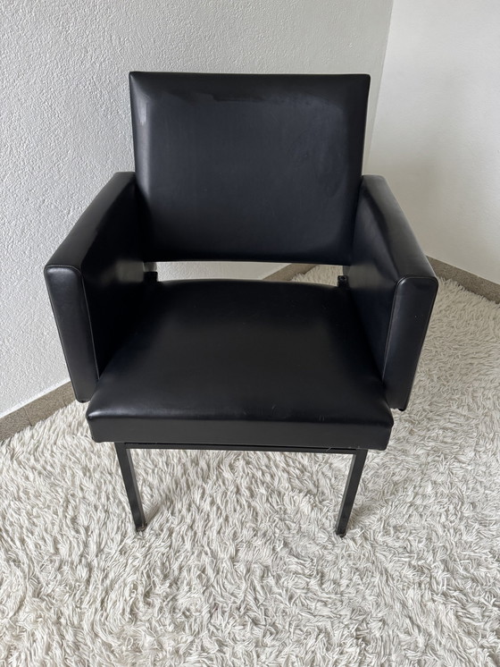 Image 1 of Poltrona nera di design anni '50 