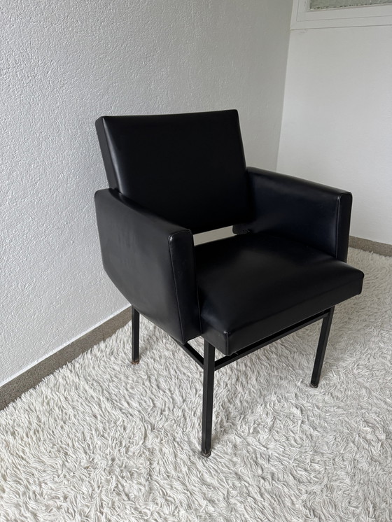 Image 1 of Poltrona nera di design anni '50 