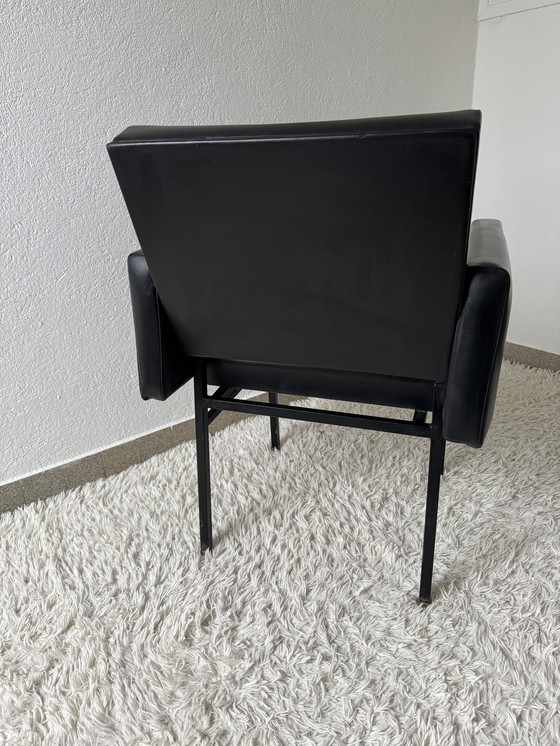 Image 1 of Poltrona nera di design anni '50 