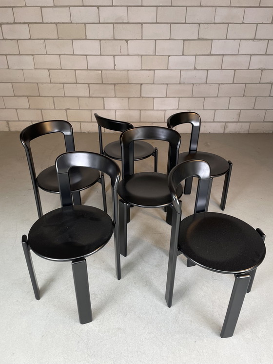 Image 1 of 6X Bruno Rey Chair Black