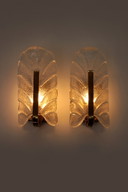 Josef Brumberg Sudern set of Wall lamps,1970 Suède.