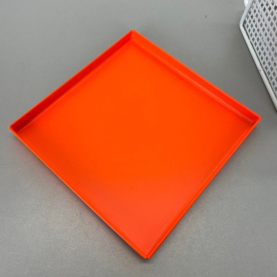 Image 1 of Vintage modernist metal umbrella stand, France 1970s