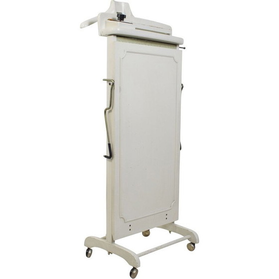 Image 1 of Vintage wood lacquered valet in white cream