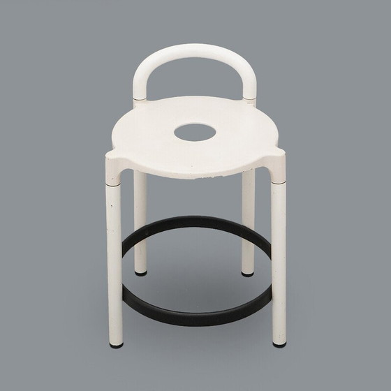 Image 1 of Pair of vintage metal stools  by Anna Castelli Ferrieri for Kartell, Italy 1980