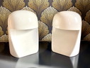 2x Lampe de table vintage italienne des années 60