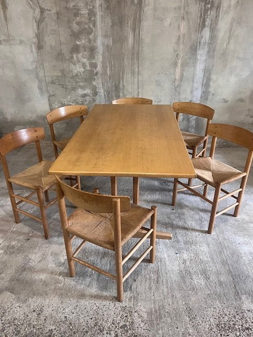 Børge Mogensen, Dining room set Fdb Møbler