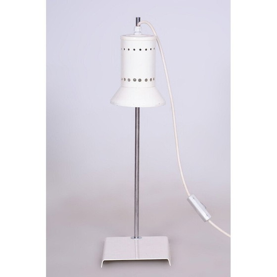 Image 1 of Vintage forged steel table lamp, Czechoslovakia 1960