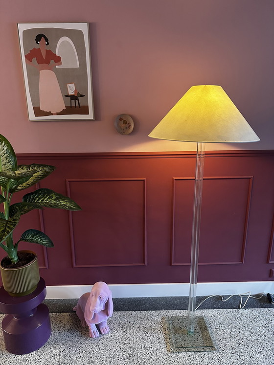 Image 1 of Lampada da terra in vetro vintage Boli Design anni '80