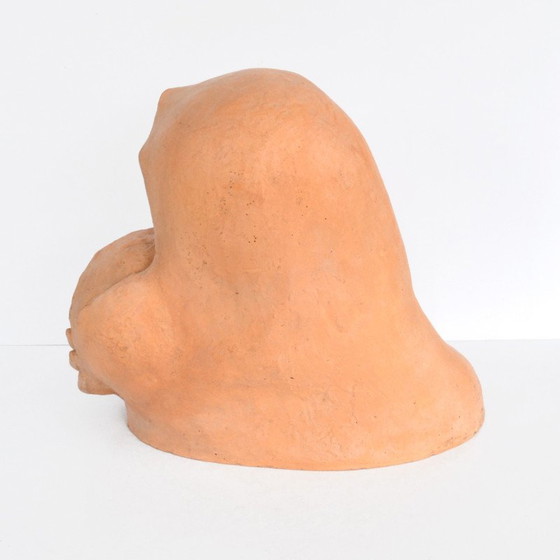 Image 1 of Busto d'epoca in argilla di Maria con bambino di Karel Havlíček, Repubblica Ceca, anni '40