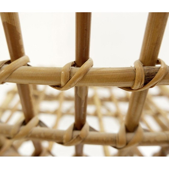Image 1 of Set of 4 vintage Rattan Chairs 1960