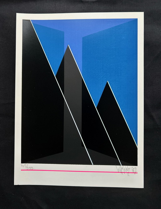 Screen print Wout Van Der Vet