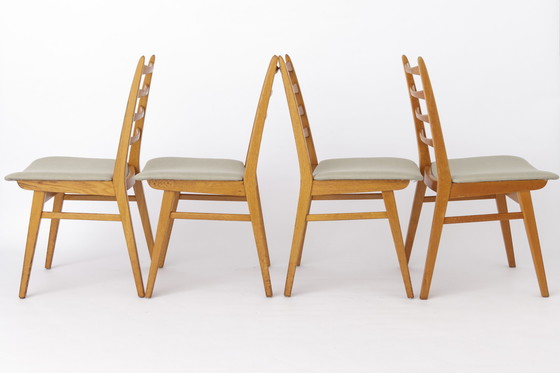 Image 1 of 4 elegant vintage chairs by Spanish manufacturer Capdell.  Model: Paco from the 1980s.  Displayed price is for 4 chairs.   Sturd