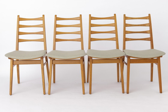 Image 1 of 4 elegant vintage chairs by Spanish manufacturer Capdell.  Model: Paco from the 1980s.  Displayed price is for 4 chairs.   Sturd