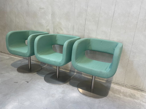 3x Design chairs