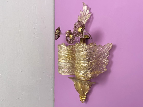 Image 1 of 2x Barovier & Toso Sconces