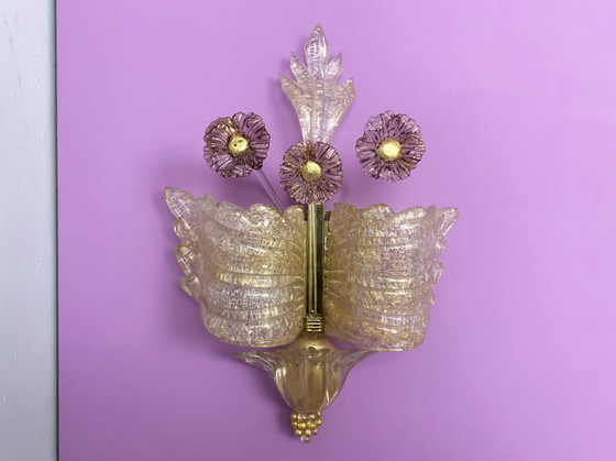 Image 1 of 2x Barovier & Toso Sconces