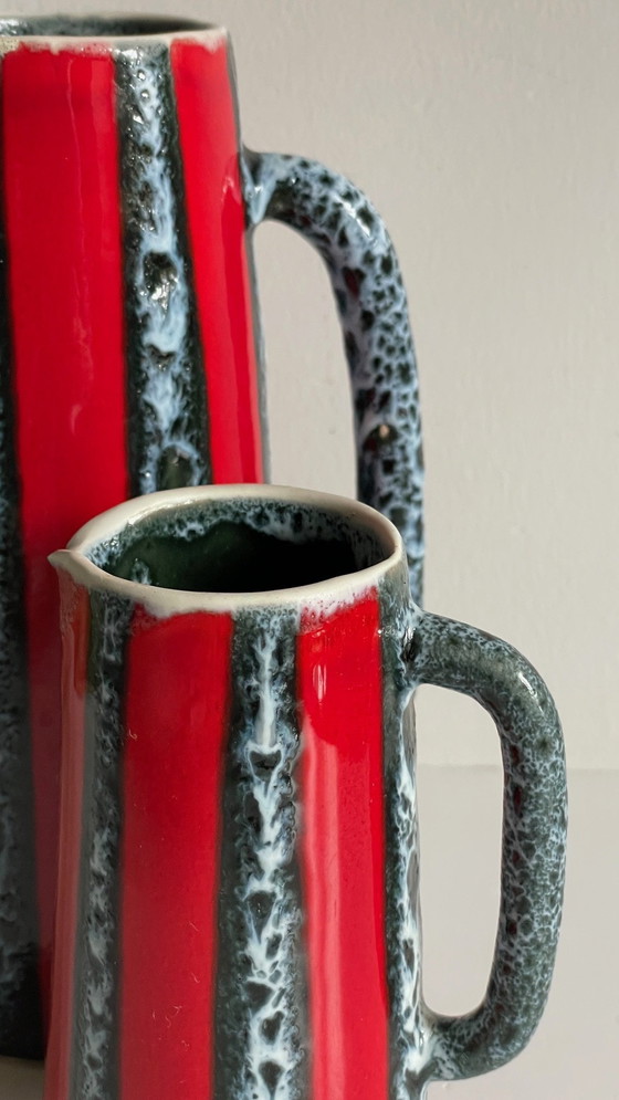 Image 1 of Vases Pitchers Ceramic Art Luc Vallauris Vintage