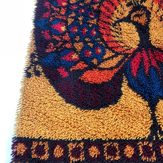 Image 1 of Vintage wool carpet Rya by Ege Taepper, Denmark 1970