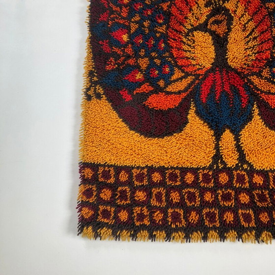Image 1 of Vintage wool carpet Rya by Ege Taepper, Denmark 1970