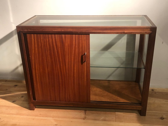 Image 1 of Fifties Shop Display Case From Teakwood