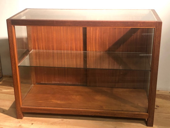 Image 1 of Fifties Shop Display Case From Teakwood