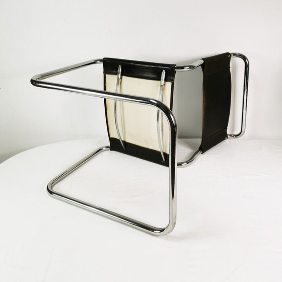 Image 1 of Vintage S33 leather chair by Mart Stam for Thonet, Austria 1960