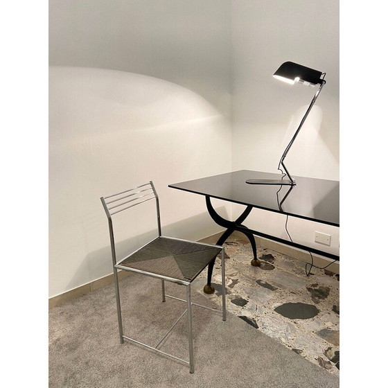 Image 1 of Set of 4 vintage Fly Line chairs "Spaghetto" by Giandomenico Belotti, Italy 1970s