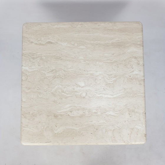 Image 1 of Vintage travertine coffee table, Italy 1980