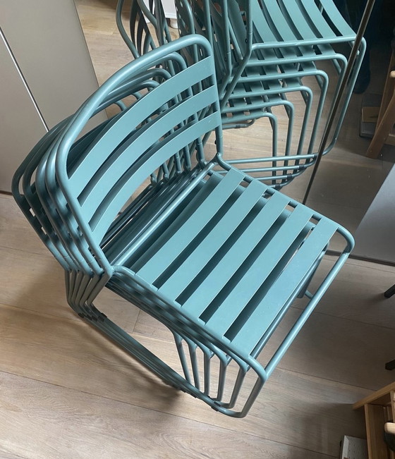 Image 1 of 8x HK Living Steel Garden Chairs