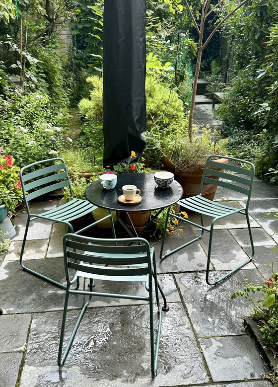 Image 1 of 8x HK Living Steel Garden Chairs