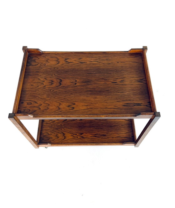 Image 1 of Teak Cube Trolley