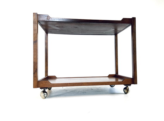 Image 1 of Teak Cube Trolley