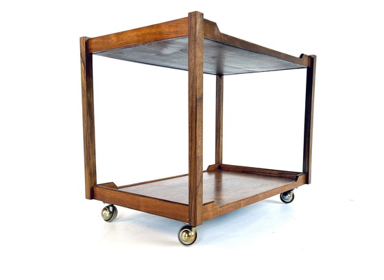 Image 1 of Teak Cube Trolley