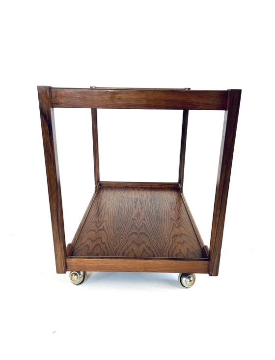 Image 1 of Teak Cube Trolley