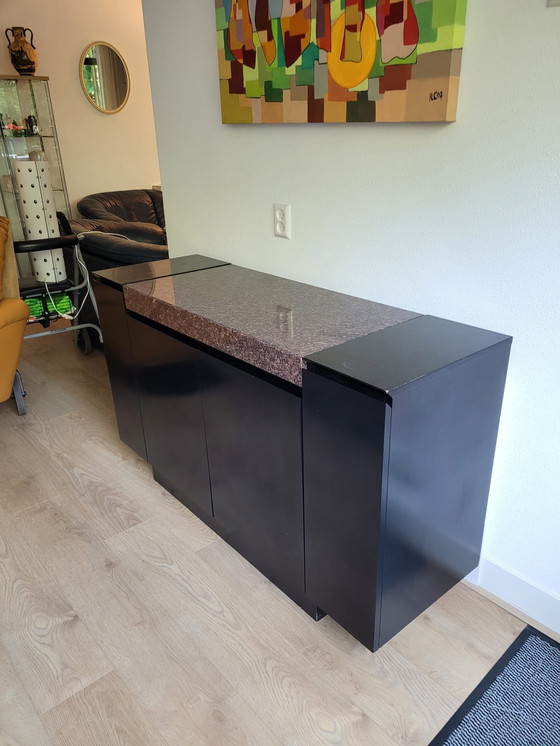 Image 1 of Design sideboard with hard stone top