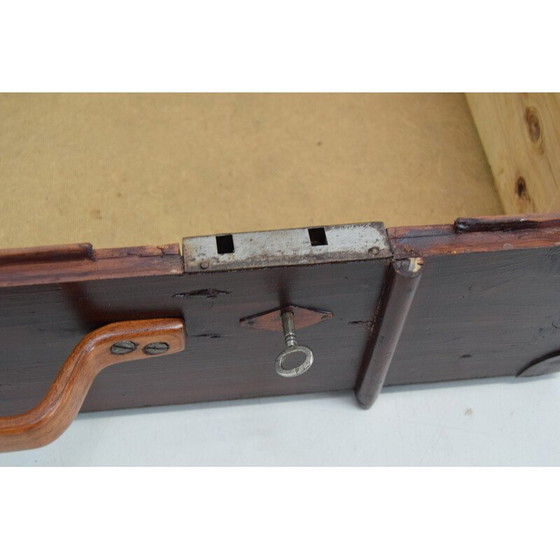 Image 1 of Baule in legno Art Déco vintage, Cecoslovacchia, anni '30