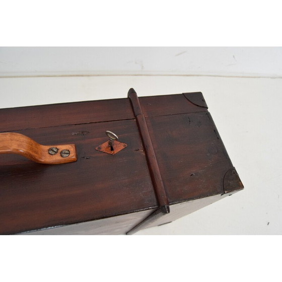 Image 1 of Baule in legno Art Déco vintage, Cecoslovacchia, anni '30