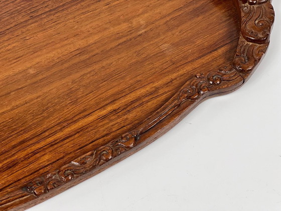 Image 1 of Tray, Wood (Padauk), Colonial, Indonesia 20th Century