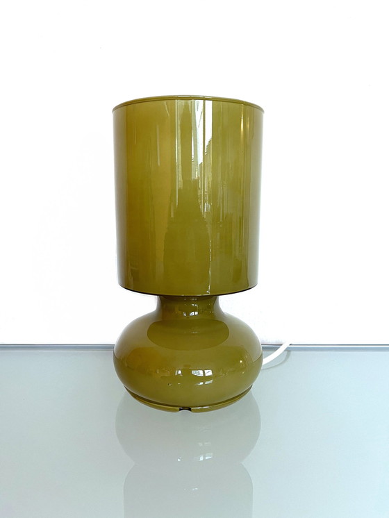 Image 1 of Moss green Ikea Lykta Table Lamp Lamp