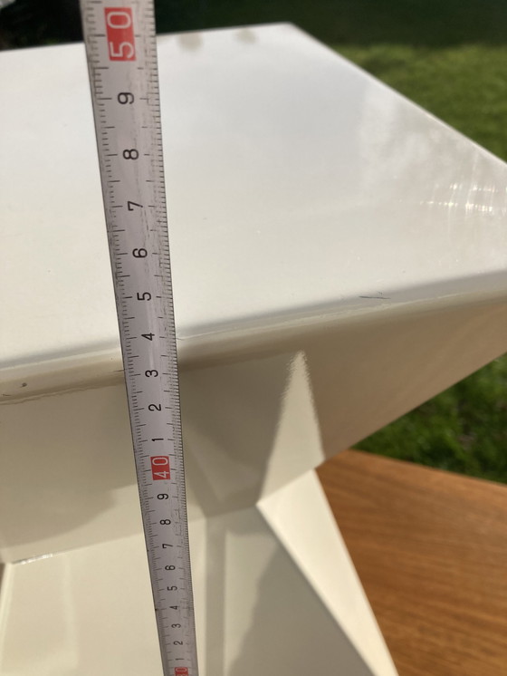 Image 1 of Vintage Space Age Design Stool / Side Table Cube