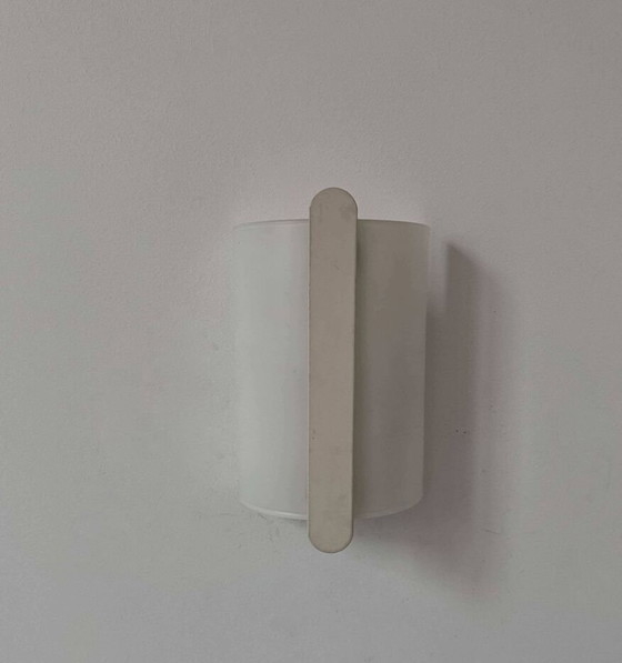 Image 1 of  Lampada da parete in vetro opalino di Delmas - Francia 1970