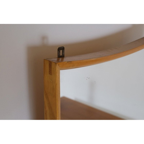 Image 1 of Vintage mirror in solid oak, 1960